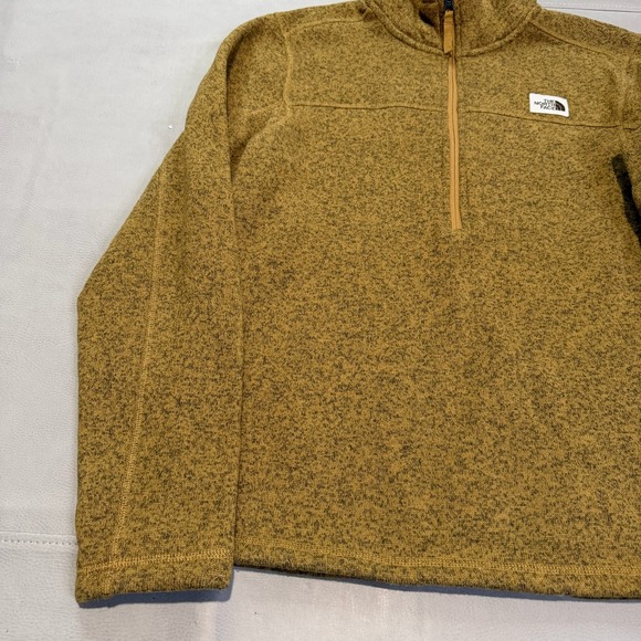 North Face Men Fleece Jacket Earthtone Preppy Active Minimalist Hike Trek M-4779 - Picture 3 of 9